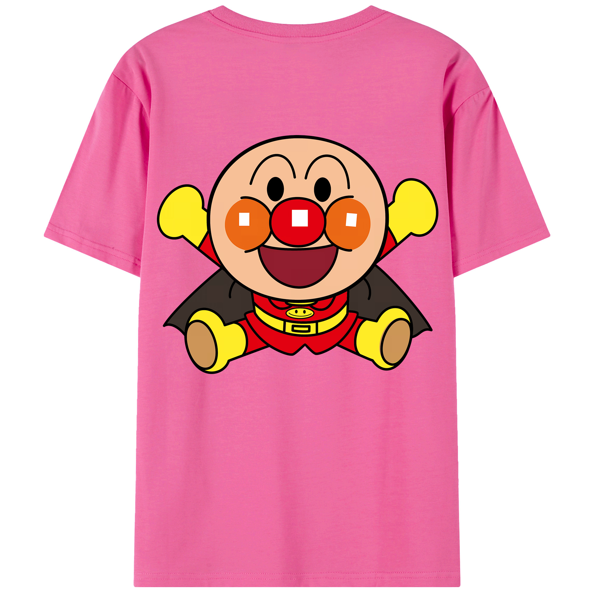 （画像用） アンパンマン Anpanman レディース半袖Tシャツ(バックプリント)
